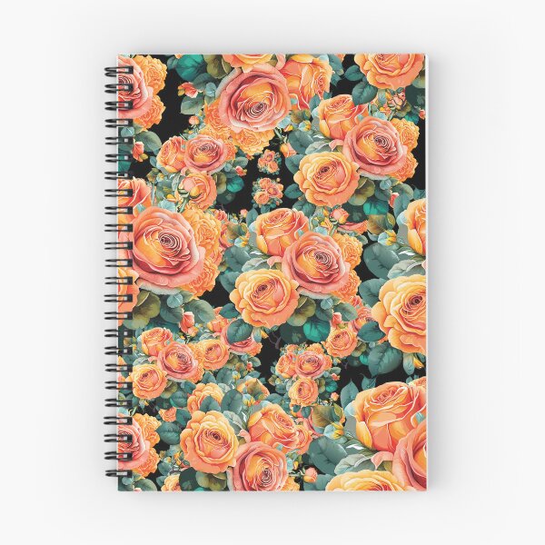 Item preview, Floral Orange Flowers Pattern designed and sold by Y0ussefrizk.