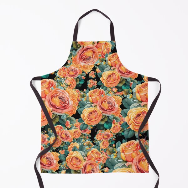 Item preview, Floral Orange Flowers Pattern designed and sold by Y0ussefrizk.