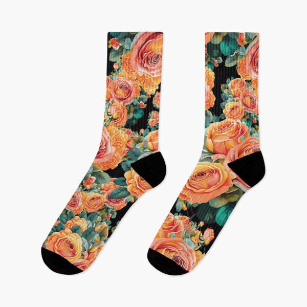 Item preview, Floral Orange Flowers Pattern designed and sold by Y0ussefrizk.