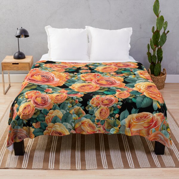 Item preview, Floral Orange Flowers Pattern designed and sold by Y0ussefrizk.