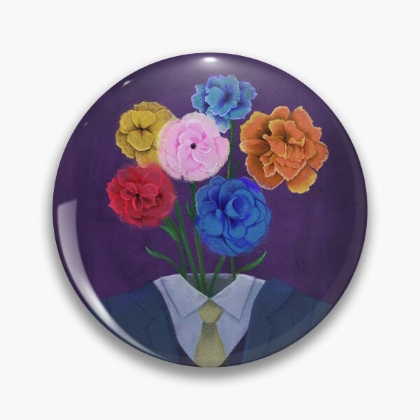 Item preview, Flowers in a suit designed and sold by Piper Strange.