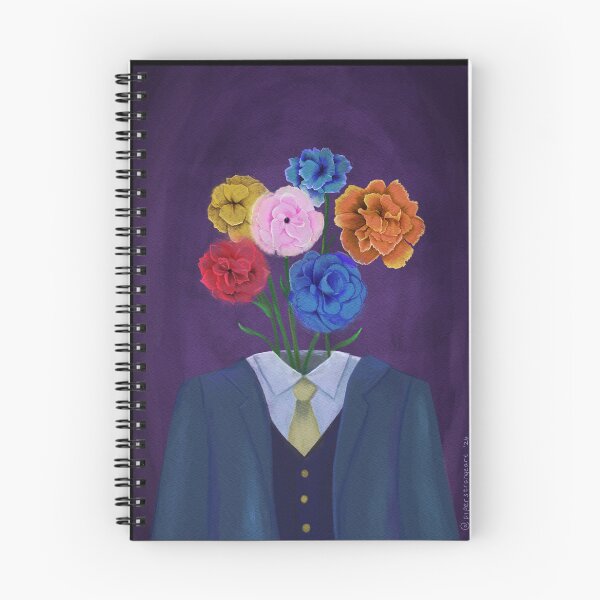Item preview, Flowers in a suit designed and sold by Piper Strange.