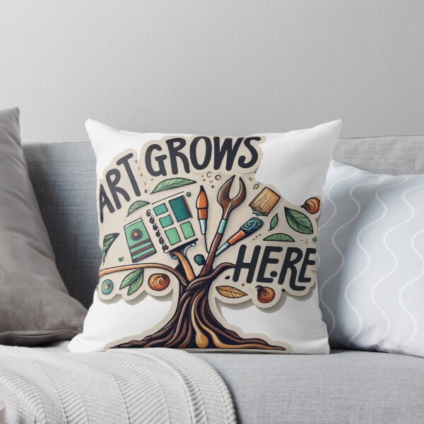 Item preview, Art Grows Here - Creative Tree of Tools Design designed and sold by NiftyWrx.