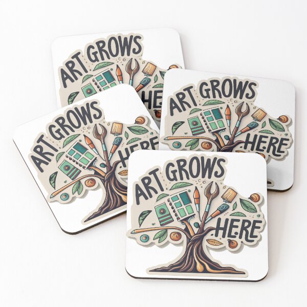 Item preview, Art Grows Here - Creative Tree of Tools Design designed and sold by NiftyWrx.