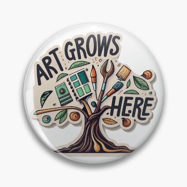 Item preview, Art Grows Here - Creative Tree of Tools Design designed and sold by NiftyWrx.