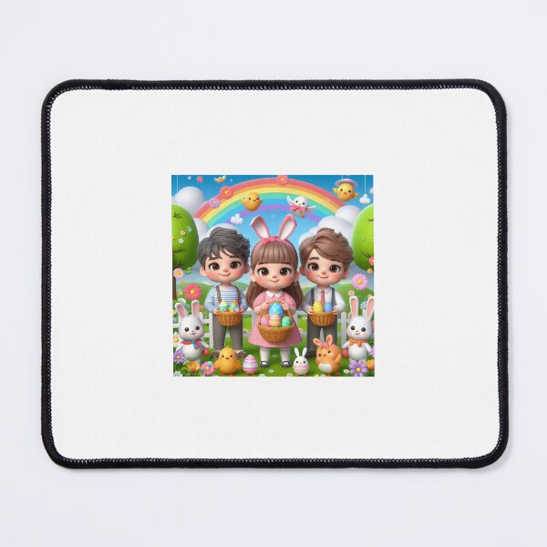 Item preview, Happy Easter With Happy Kids designed and sold by JoyPhotoArt.
