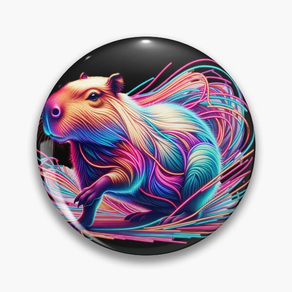 Item preview, Neon Capybara Dreams designed and sold by T-NeonSt.