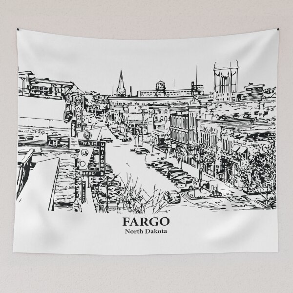Item preview, Fargo - North Dakota designed and sold by Lakeric Cityscapes.