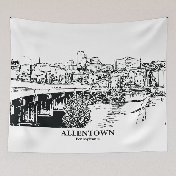 Item preview, Allentown - Pennsylvania designed and sold by Lakeric Cityscapes.