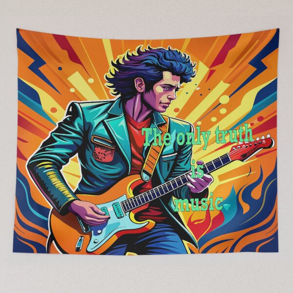 Item preview, Harmony in Flames: The Only Truth is Music designed and sold by AgarutanPrint.