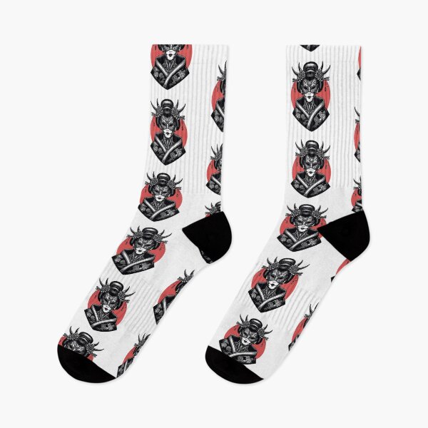 Item preview, "Cybernetic Geisha with Devil Mask" designed and sold by zzz888.