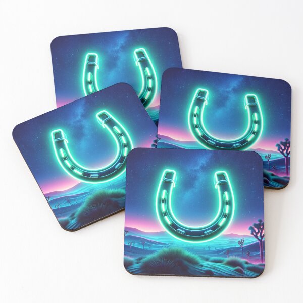 Item preview, Neon Horseshoe designed and sold by PudgyBuffalo.