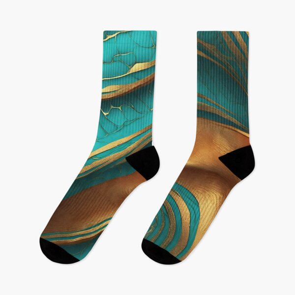 Item preview, Southwestern Boho Chic Colorful Eclectic Gold Teal Swirls designed and sold by LEILA ART SPACE.