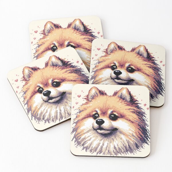 Item preview,  Adorable Pomeranian Pixel Art designed and sold by PawspectCreate.