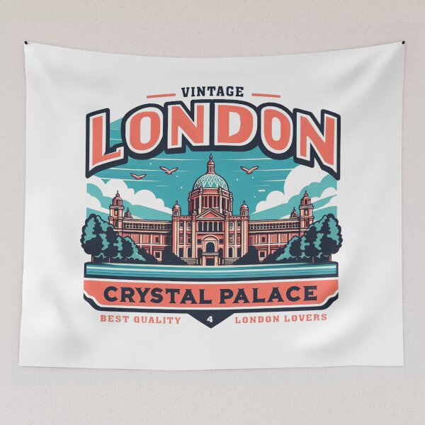 Item preview, Retro Vintage Crystal Palace London designed and sold by MAGICKEY2024.
