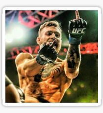 Conor McGregor Middle Finger Design Sticker