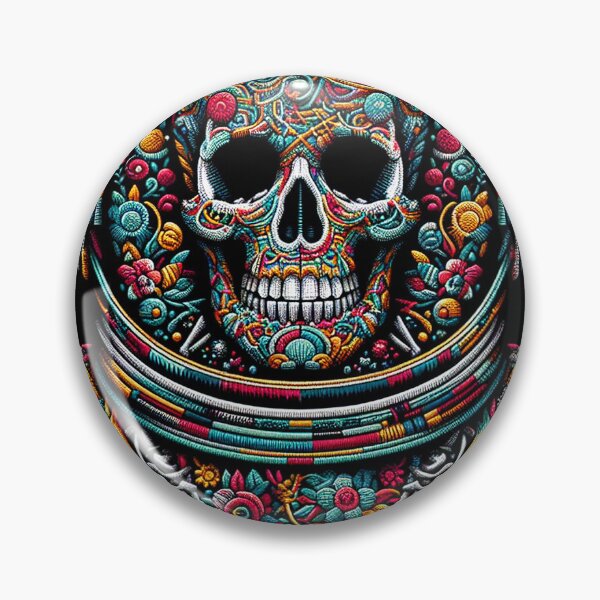 Item preview, "Skull Astronaut - Tenango Art Exploration" designed and sold by zzz888.