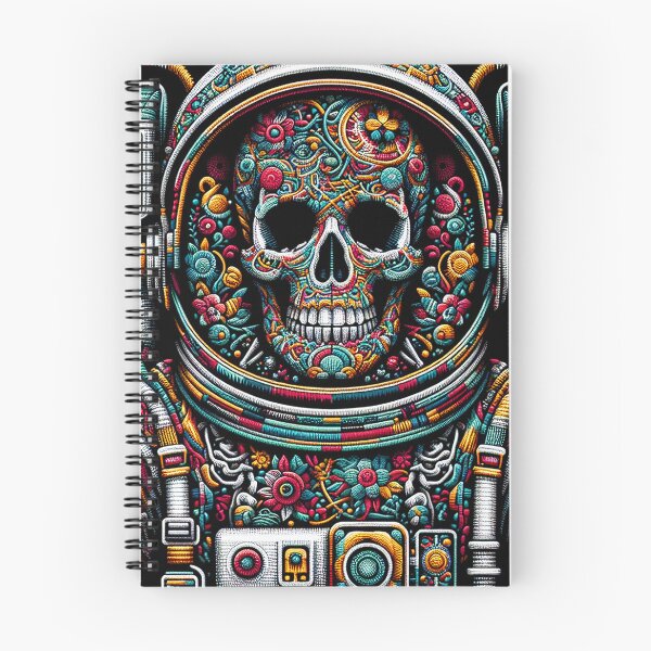 Item preview, "Skull Astronaut - Tenango Art Exploration" designed and sold by zzz888.
