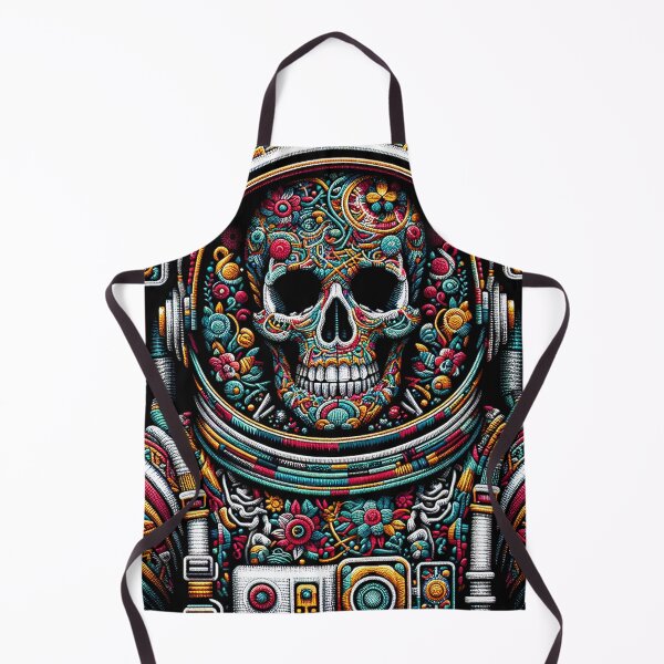 Item preview, "Skull Astronaut - Tenango Art Exploration" designed and sold by zzz888.