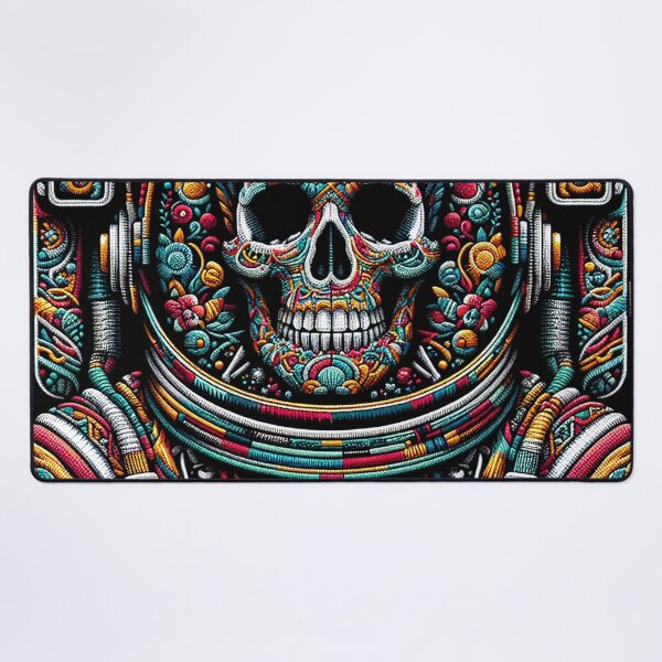 Item preview, "Skull Astronaut - Tenango Art Exploration" designed and sold by zzz888.