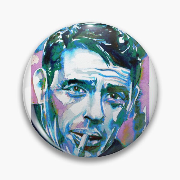 Item preview, JACQUES BREL watercolor portrait .1 designed and sold by lautir.