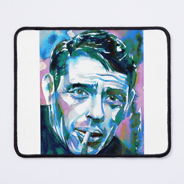 Item preview, JACQUES BREL watercolor portrait .1 designed and sold by lautir.