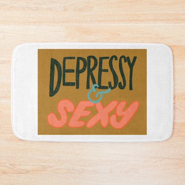 Item preview, Depressy and Sexy Ash Haldeman (she/they) Handlettering Artist Haldeman Haüs designed and sold by MHALanc.