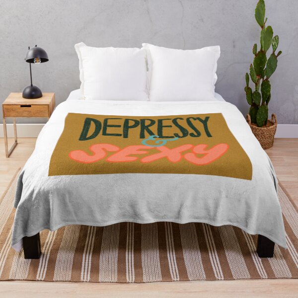 Item preview, Depressy and Sexy Ash Haldeman (she/they) Handlettering Artist Haldeman Haüs designed and sold by MHALanc.