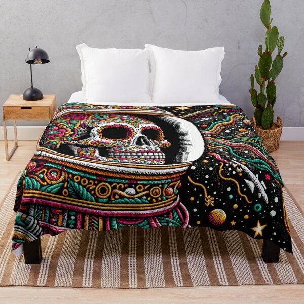 Item preview, "Roaming Skull Astronaut in Space - Tenango Art" designed and sold by zzz888.