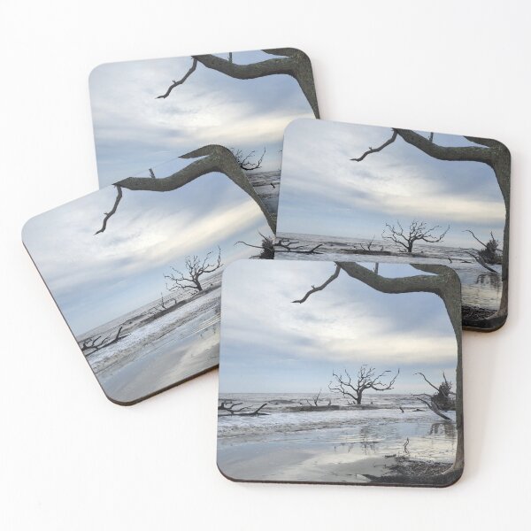 Item preview, Skeleton Trees on Driftwood Beach designed and sold by ChatStroh.
