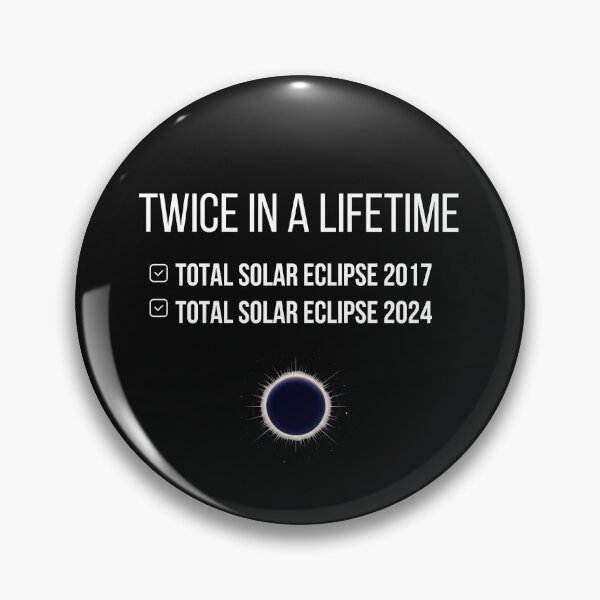 Item preview, Twice in a Lifetime Solar Eclipse 2017,2024  designed and sold by Klaudia Kruk.