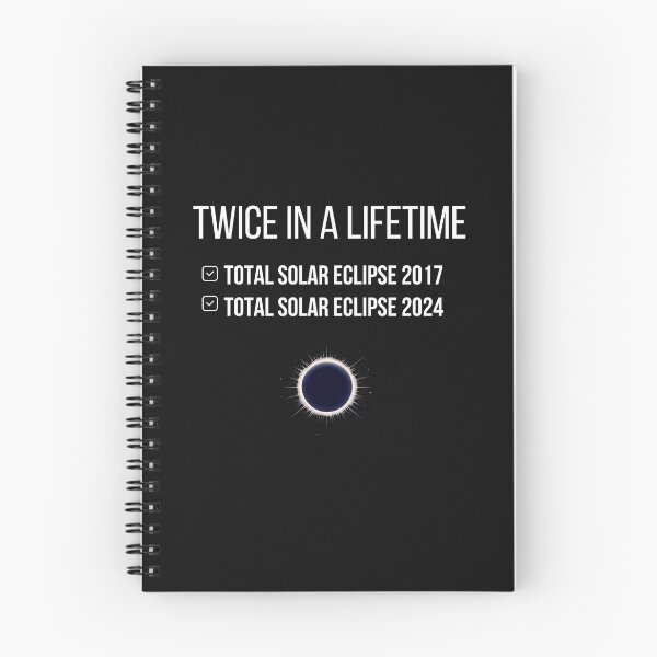 Item preview, Twice in a Lifetime Solar Eclipse 2017,2024  designed and sold by Klaudia Kruk.