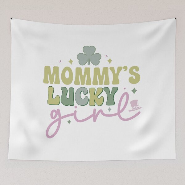 Item preview, Mommy’s Lucky Girl,Shamrock Lucky ,St Patricks Day designed and sold by BotunPeony.