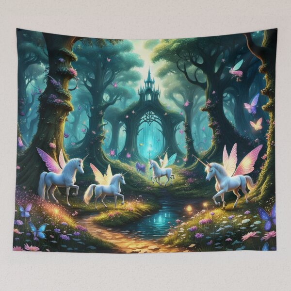Item preview, Unicorn Fairy Garden designed and sold by BeeTheArtCo.