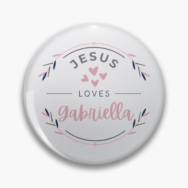 Artikelvorschau, Gabriella - Jesus liebt Gabriella / personalisierter Name entworfen und verkauft von Share-Blessings.