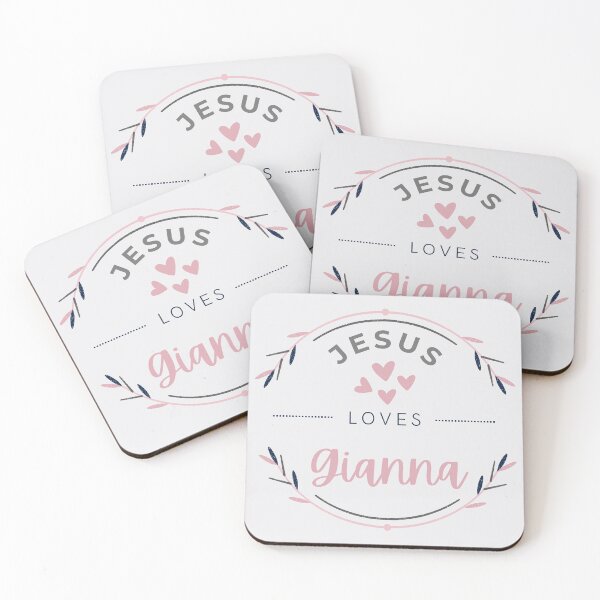 Item preview, Gianna - Jesus Loves Gianna / personalised name  designed and sold by Share-Blessings.
