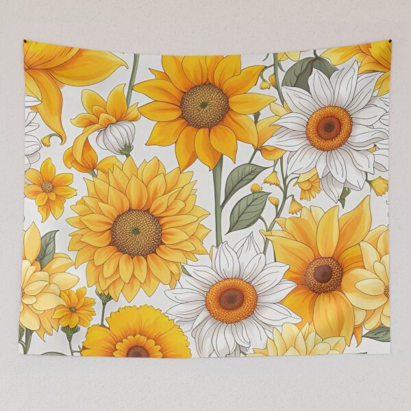 Item preview, Sunny Sunflowers designed and sold by purplesensation.