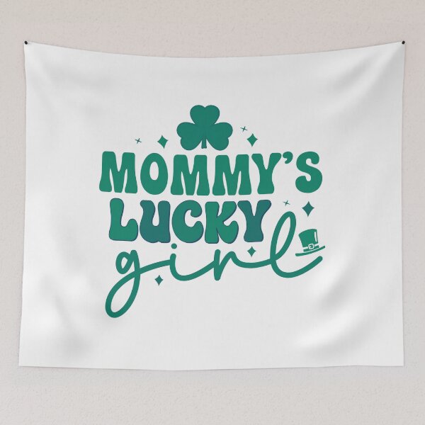 Item preview, Mommy’s Lucky Girl,Shamrock Lucky ,St Patricks Day designed and sold by BotunPeony.