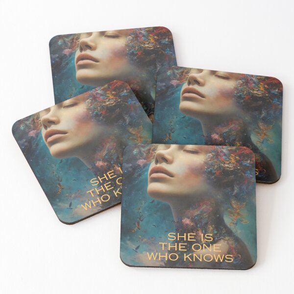 Item preview, She is the One Who Knows designed and sold by TheCurlyOneArt.