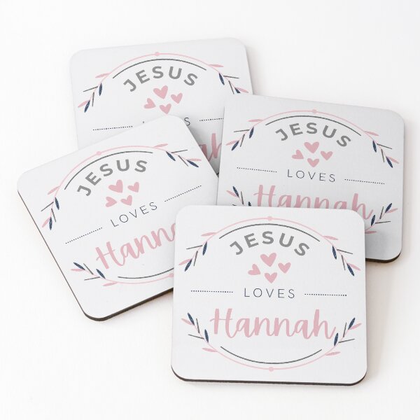 Item preview, Hannah - Jesus Loves Hannah / personalised name  designed and sold by Share-Blessings.