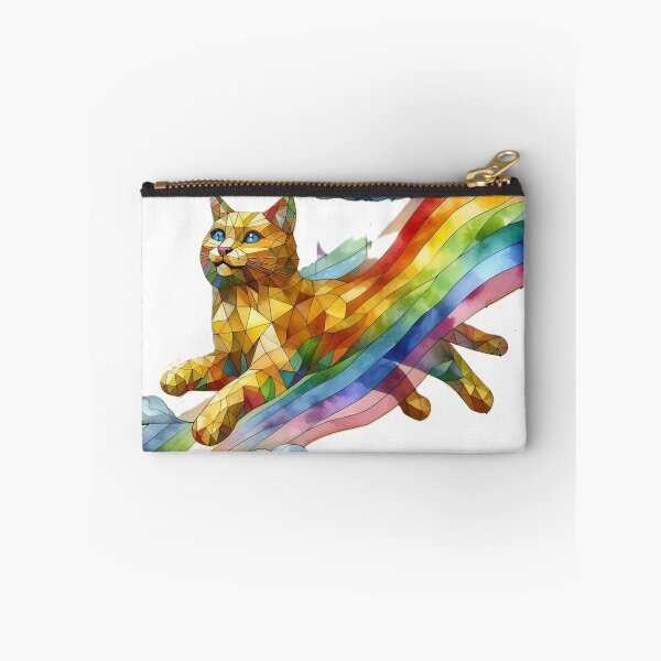 Item preview, golden cat in the rainbow designed and sold by cupipl.