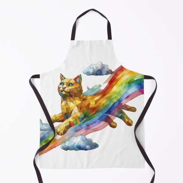 Item preview, golden cat in the rainbow designed and sold by cupipl.