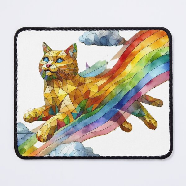 Item preview, golden cat in the rainbow designed and sold by cupipl.