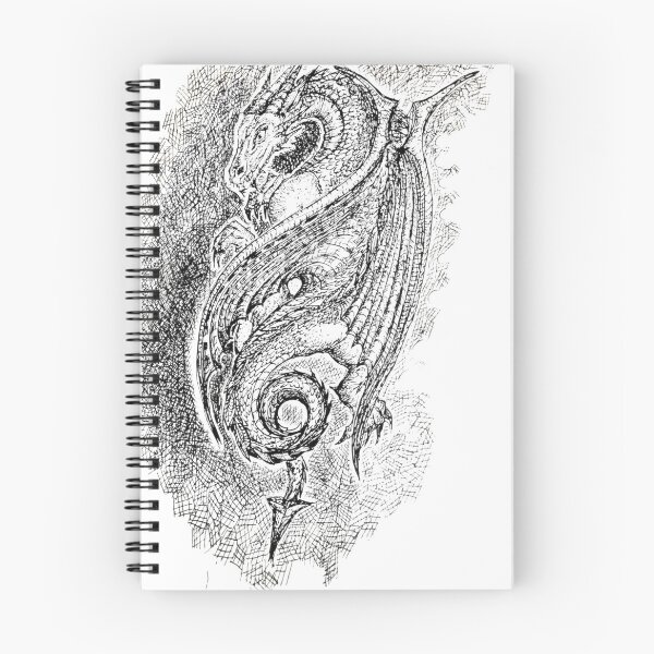 Item preview, Coiled Dragon  designed and sold by Doodle Mind Journeys.