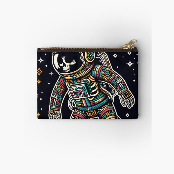 Item preview, "Space Explorer Skull - Tenango Art" designed and sold by zzz888.