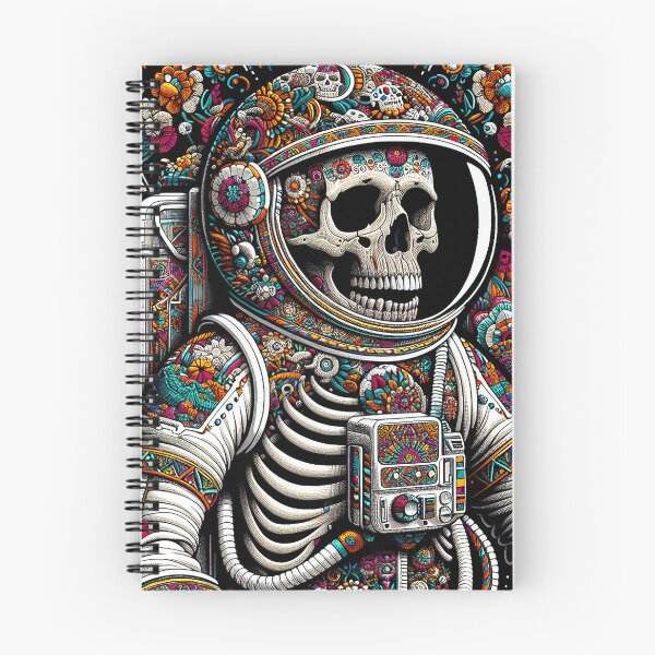 Item preview, "Astronaut Skull - Tenango Art Fusion" designed and sold by zzz888.