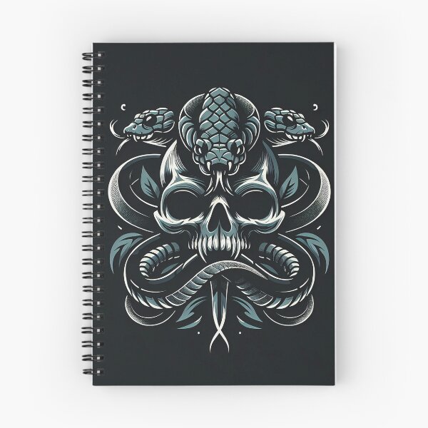 Item preview, "Sinister Serpent Skull - Dark Elegance" designed and sold by zzz888.