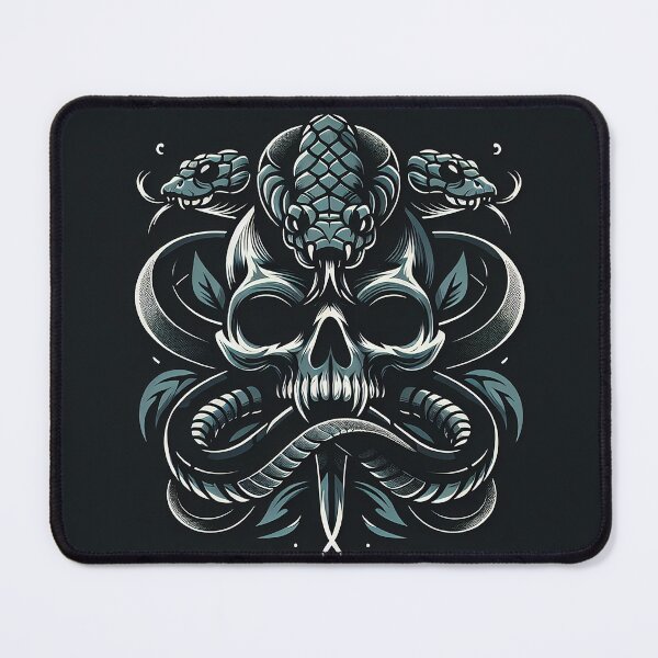 Item preview, "Sinister Serpent Skull - Dark Elegance" designed and sold by zzz888.