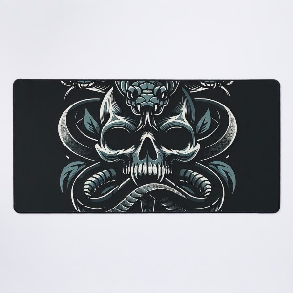 Item preview, "Sinister Serpent Skull - Dark Elegance" designed and sold by zzz888.