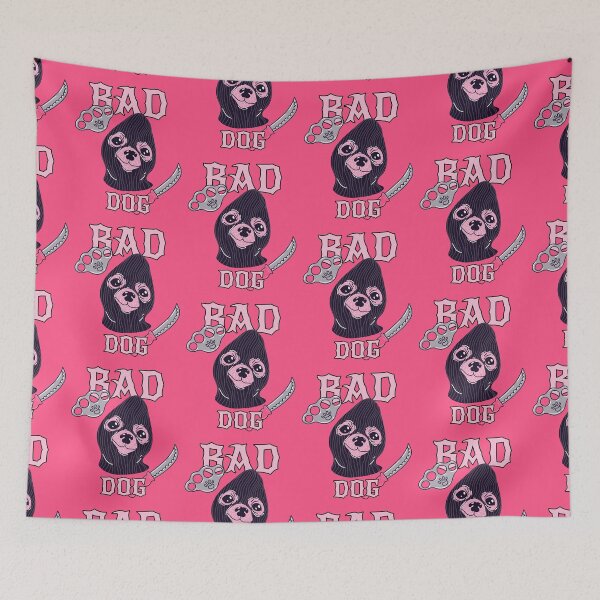 Item preview, bad dog in balaclava meme designed and sold by Voropaeva.